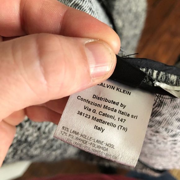 Calvin Klein Double Breasted wool trench coat - Picture 4 of 4